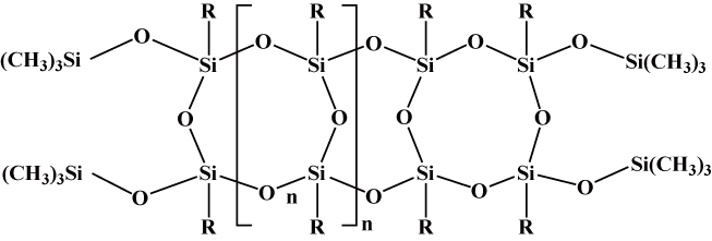 Ladder silicone chemical structure