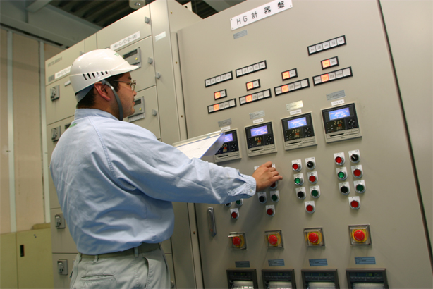 Reactor control panel