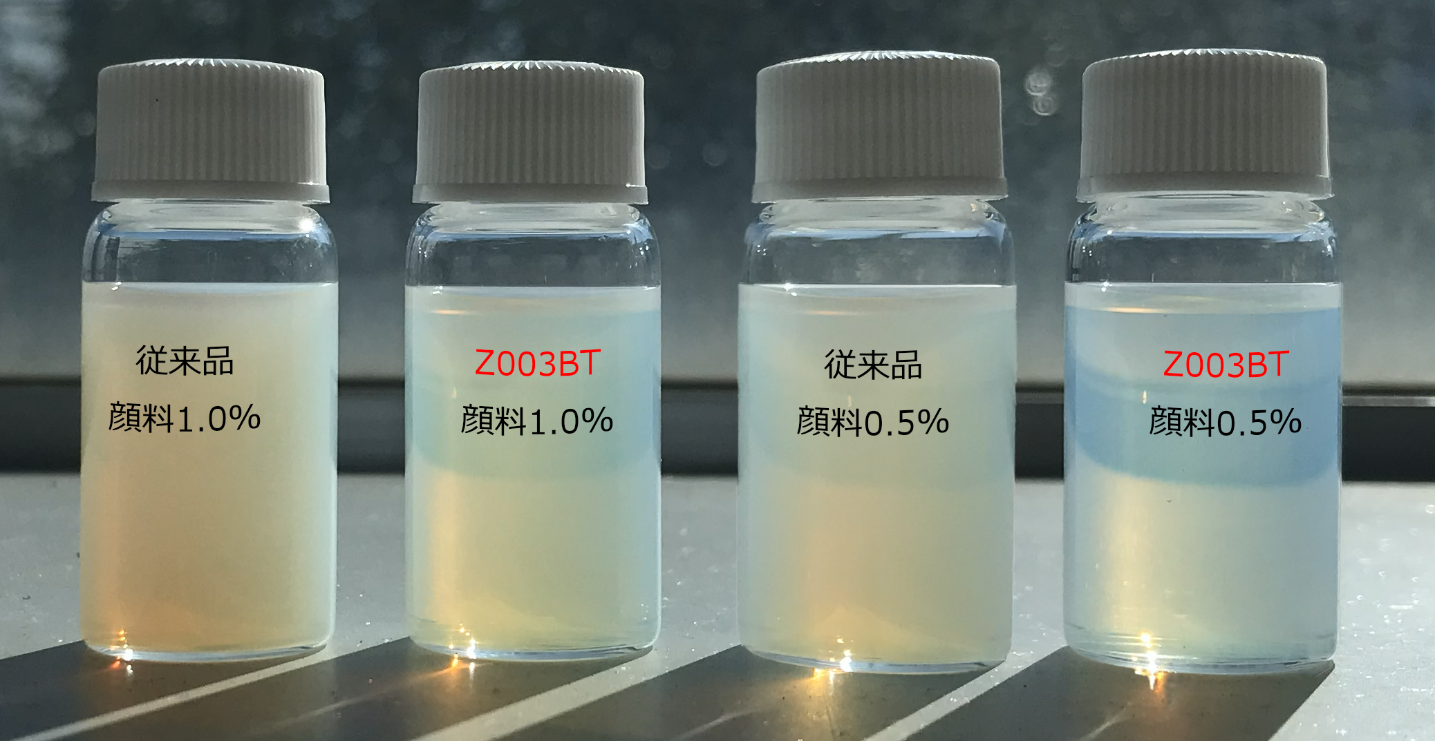 D90<100nmが厚膜低ヘイズを実現！低ヘイズ高屈折チタン酸バリウム分散液(溶剤系)(開発品)